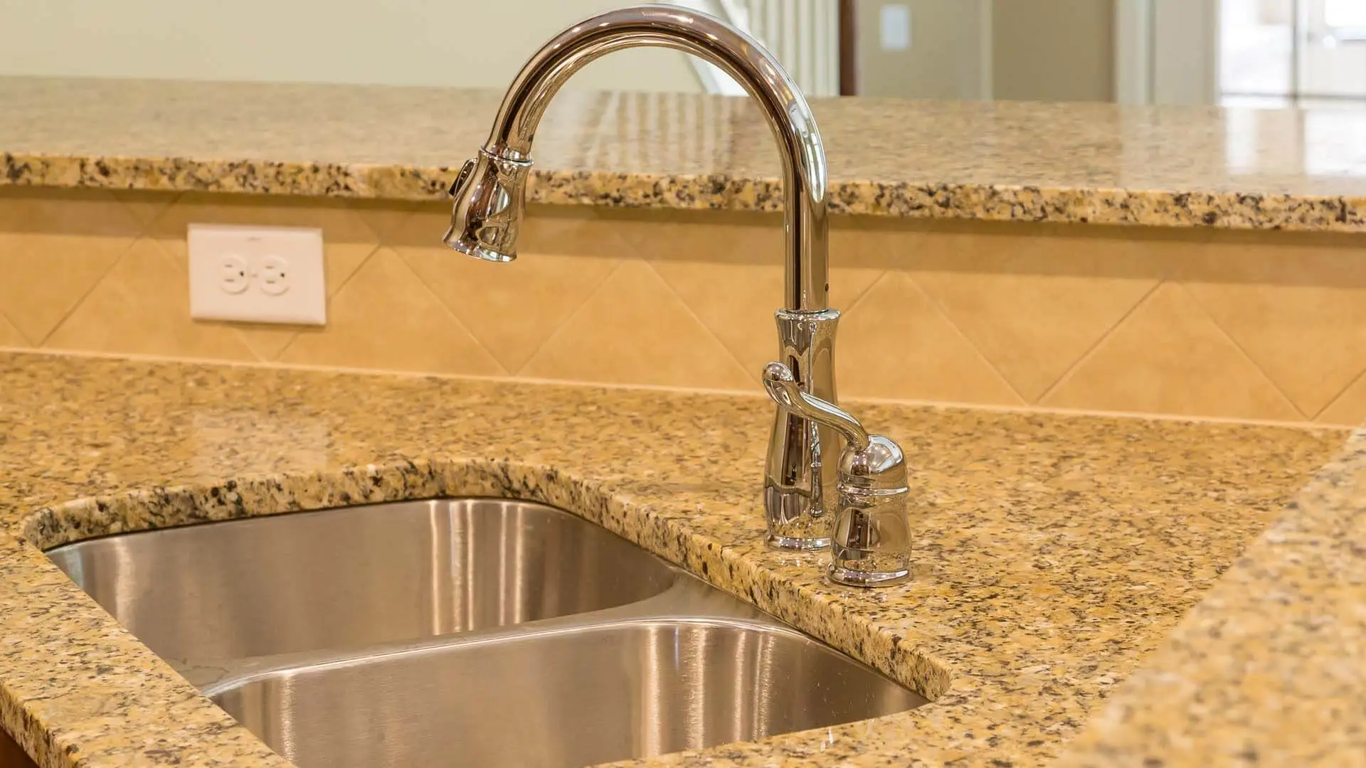 New kitchen faucet installation at home in Winter Haven, FL.