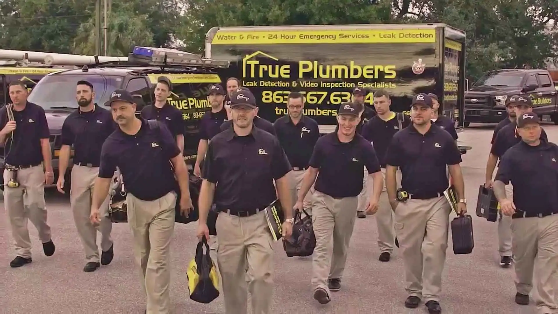 Plumbing crew serving Lakeland, FL.
