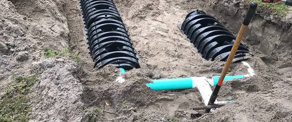 Drain field repair performed in Plant City, FL.