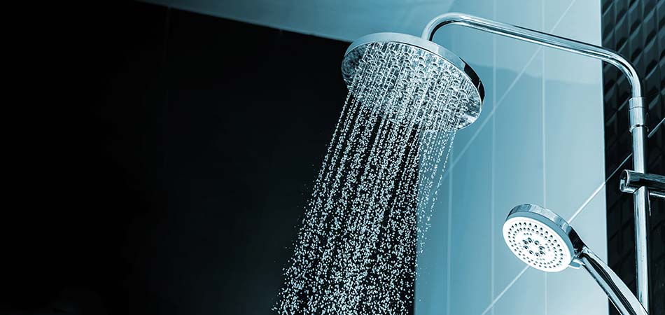 A new showerhead like this one in Lakeland can help save money on your water bill.