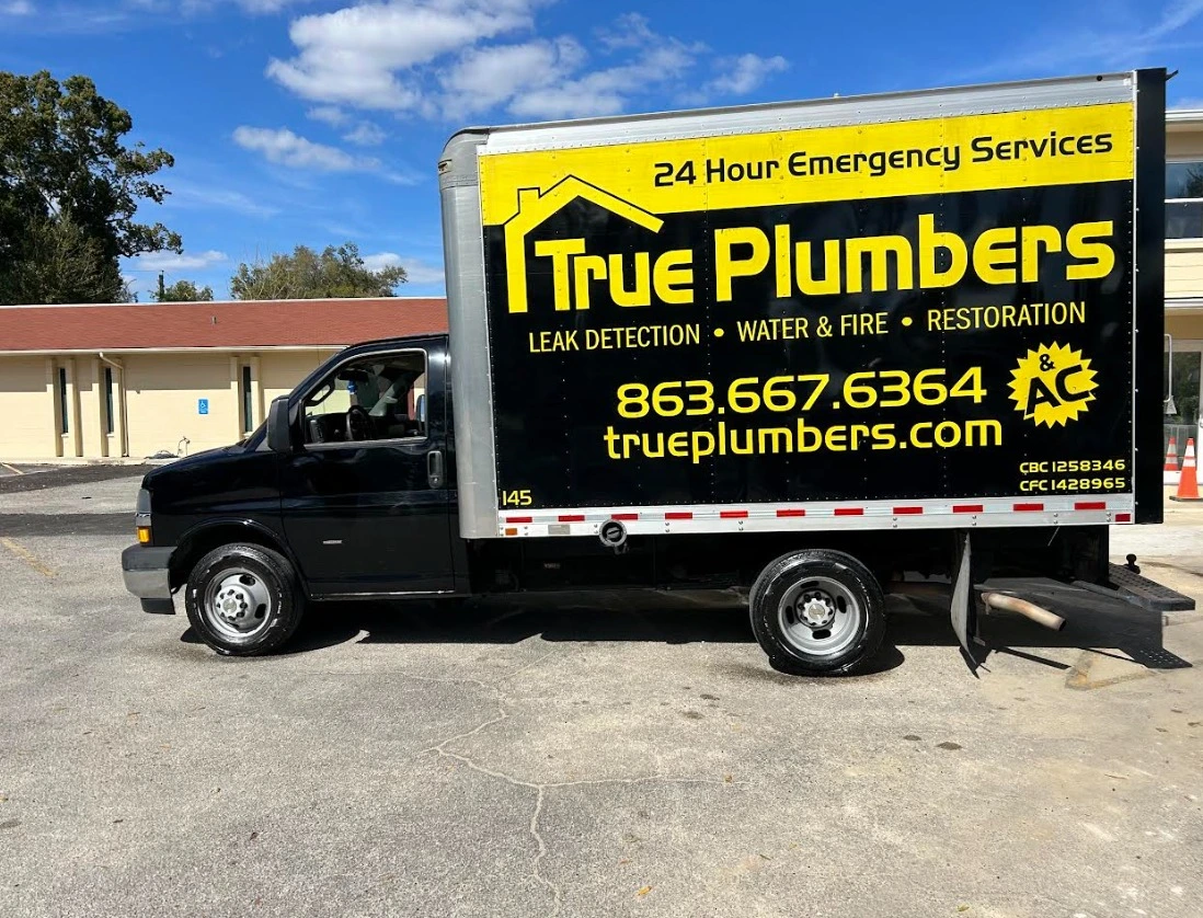 True Plumbers truck