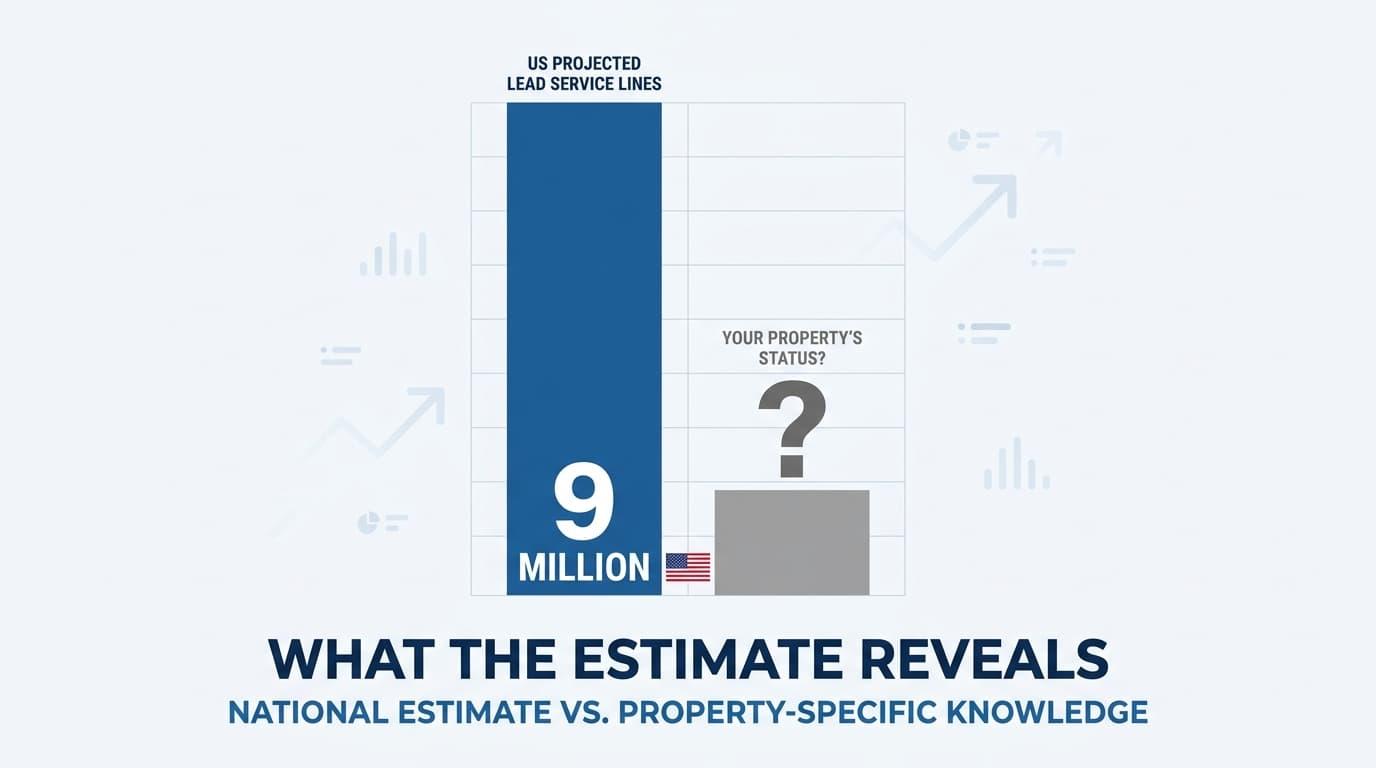 The 9 million U.S. lead service line estimate