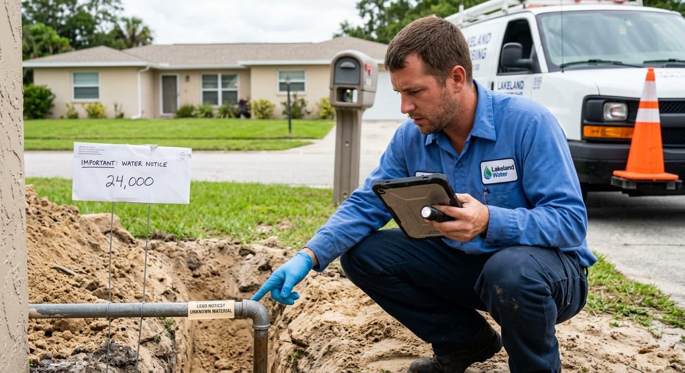 Plumbing services in Lakeland and the 24,000 household lead notices
